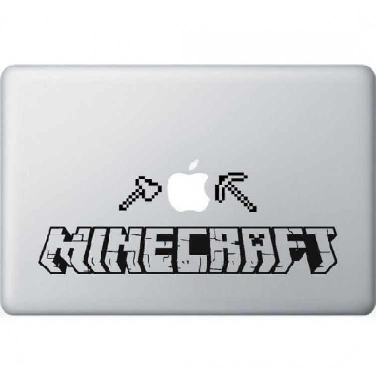 Minecraft Macbbok Sticker 